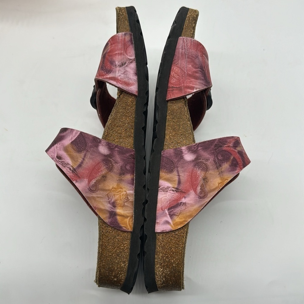 Birkenstock Papillio Pink Tie Dye Look Sandals Size 7 MCS6394J - Picture 7 of 9
